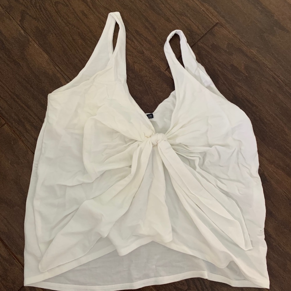 ZARA tie tank top